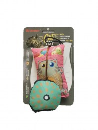 Sweet Hamster Pink 3D Cat Toy With Silvervine